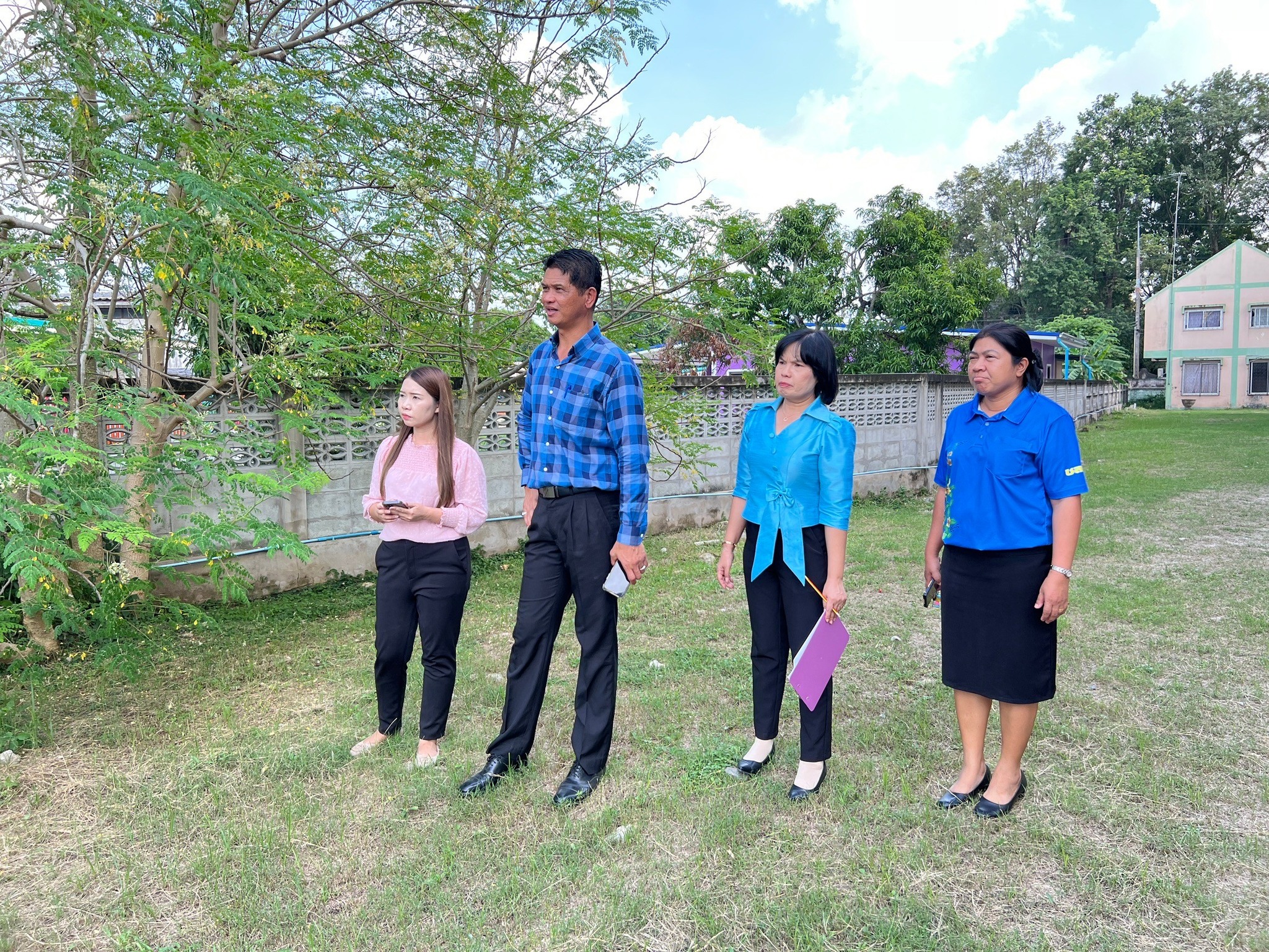 การลงพื้นที่ตรวจสอบคำขอจัดตั้งงบประมาณ งบลงทุน ค่าที่ดินและสิ่งก่อสร้าง ประจำปีงบประมาณ พ.ศ. 2569