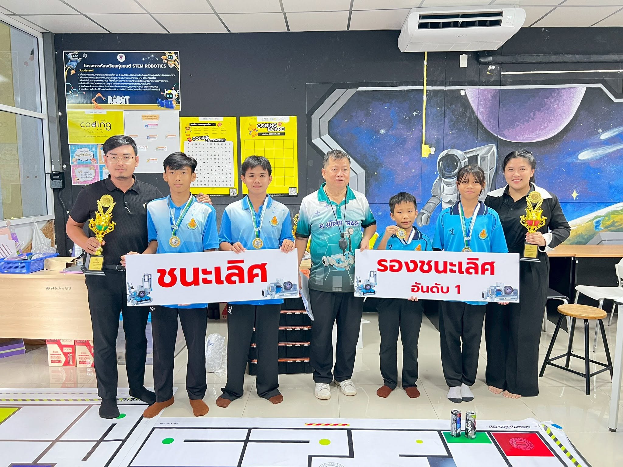 การอบรม &แข่งขัน Coding Robot เบื้องต้น