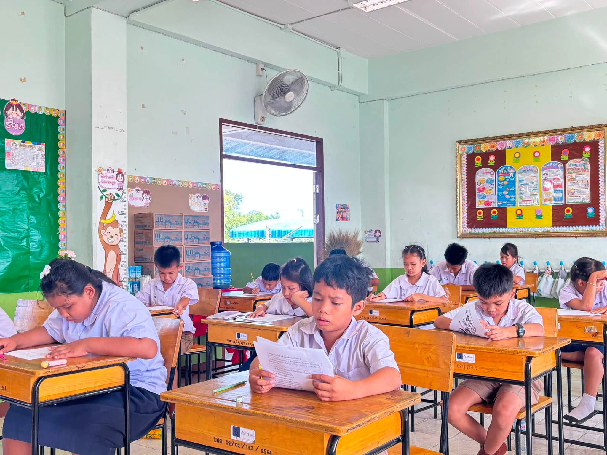 การทดสอบความสามารถในการอ่านเขียน ชั้นประถมศึกษาปีที่ 1-6